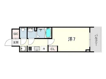 ガーデン松崎(3LDK/2階)の間取り写真