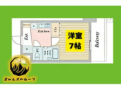 パークフラッツ金山(1K/10階)の間取り写真