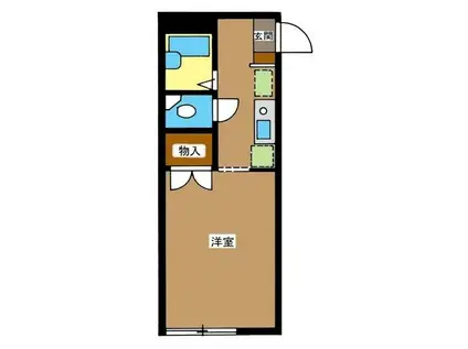 MAISON TS(1K/1階)の間取り写真