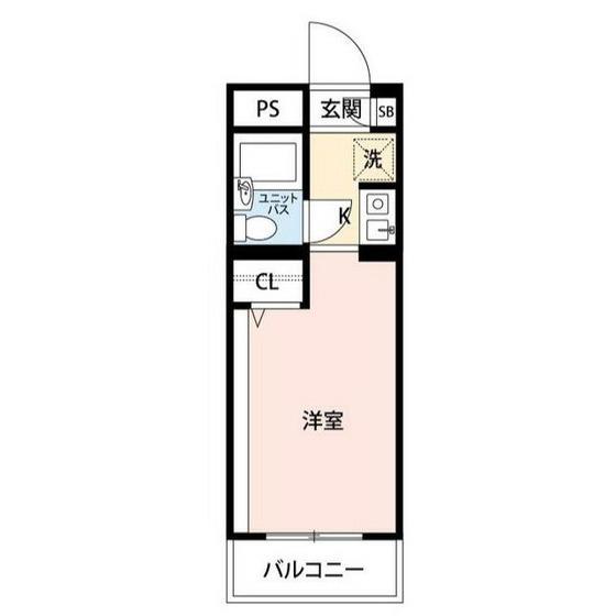 マイナビSTAYパレス武蔵小杉西口(ワンルーム/2階)の間取り写真