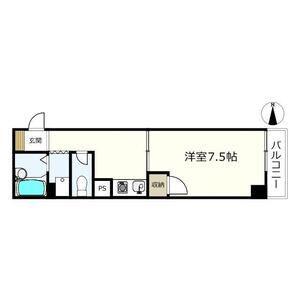高橋ビル(1K/3階)の間取り写真