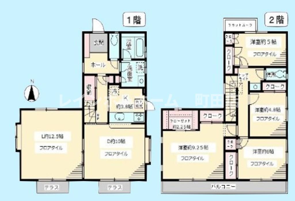 つくし野1丁目戸建て(4LDK/1階)の間取り写真