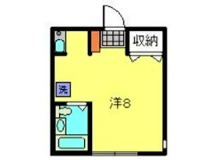 コンポーズ(1K/2階)の間取り写真