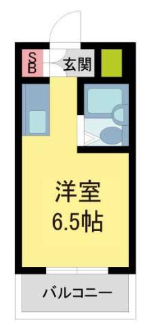 NEOダイキョー夙川北名次(ワンルーム/2階)の間取り写真