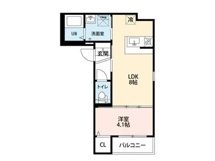 ROBOT HOME 平針(1LDK/2階)の間取り写真