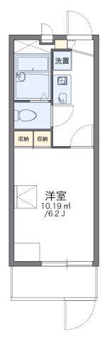 レオパレス大善(1K/1階)の間取り写真