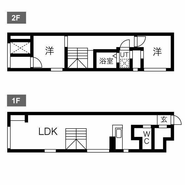 LEGIOIE名駅2(2LDK/4階)の間取り写真