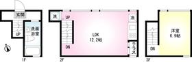 EBISU FOLIO ACT.3(1LDK/2階)の間取り写真