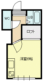 MIWA22(ワンルーム/1階)の間取り写真