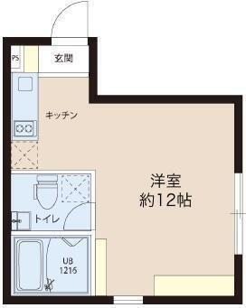 レピュア南千住レジデンスII(ワンルーム/4階)の間取り写真
