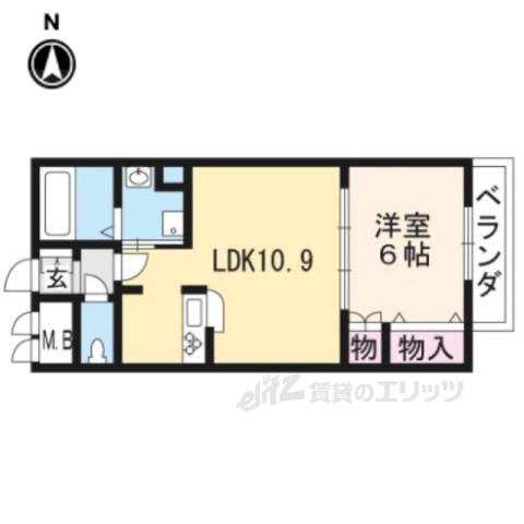 グランメゾン御池(1LDK/3階)の間取り写真