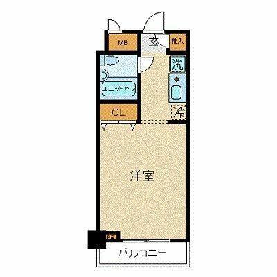 フェニックス早稲田第2(1K/5階)の間取り写真