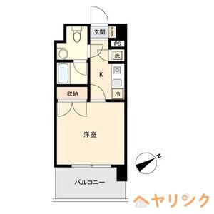CONDE藤が丘(1K/4階)の間取り写真