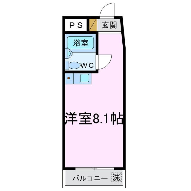 エクセレントヘイワ(ワンルーム/5階)の間取り写真