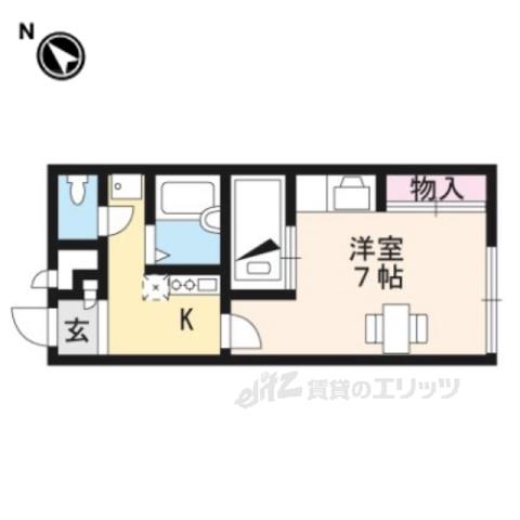 レオパレス星野(1K/2階)の間取り写真