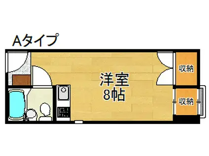 エイワマンション(1K/3階)の間取り写真