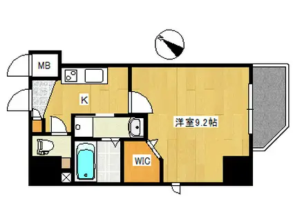 EIGHT VALLEY59 五日市駅前(1K/2階)の間取り写真