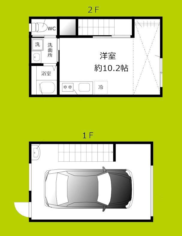 KICHI和泉上町(ワンルーム/1階)の間取り写真