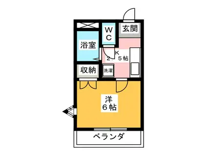 エスペランサTOMO-A(1K/3階)の間取り写真