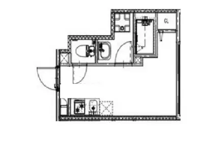 SOLUNA CRACIA GAKUGEIDAIGAKU(ワンルーム/1階)の間取り写真