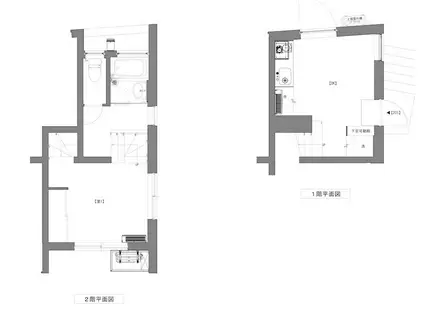 GORAASSO(1DK/2階)の間取り写真
