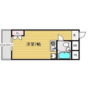 リアライズ江坂(ワンルーム/4階)の間取り写真