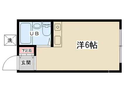 レジデンス古淵(ワンルーム/1階)の間取り写真