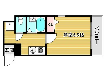 本山ヒルズ(1K/3階)の間取り写真