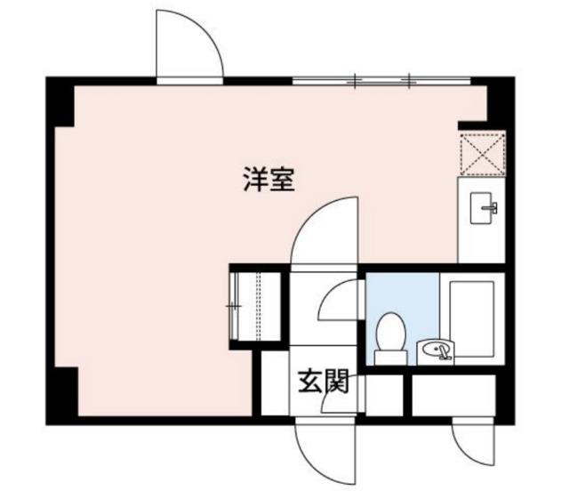 湯島アパートメントハウス(ワンルーム/2階)の間取り写真