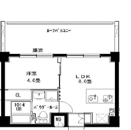 SーFORT西船橋LIBRE(1LDK/6階)の間取り写真