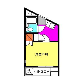 ノーブル新百合ヶ丘(1K/3階)の間取り写真