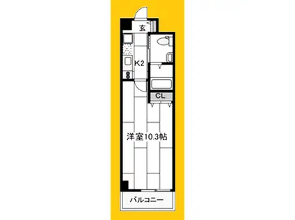 VICOLO YOKOHAMA TANMACHI(1K/5階)の間取り写真