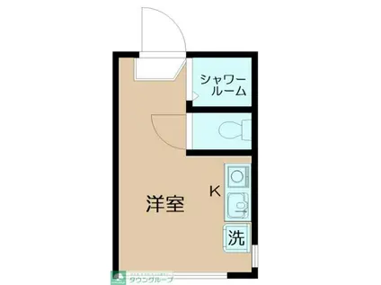 世田谷HATHAWAY(ワンルーム/1階)の間取り写真