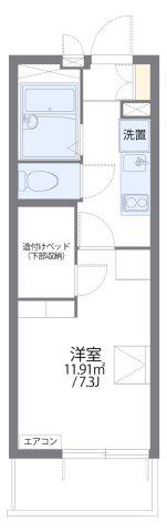 レオパレス南一番(1K/3階)の間取り写真