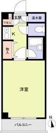 ドミール佐久間(1K/2階)の間取り写真