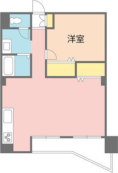 グリーンピアさばえ(1LDK/2階)の間取り写真