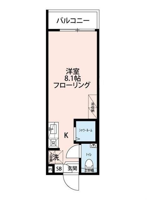 グランクオール池袋本町(ワンルーム/2階)の間取り写真