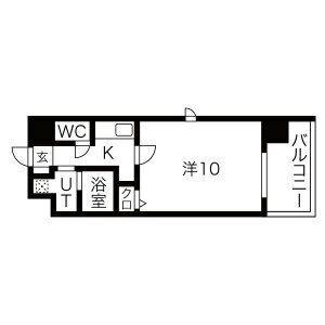 NEO JAPANESQUE出来町(1K/7階)の間取り写真