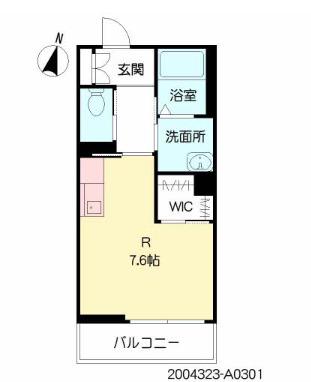 LENTO金池南(ワンルーム/3階)の間取り写真