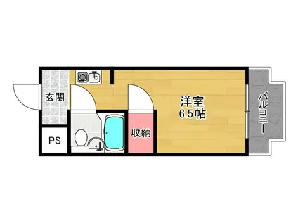 ファーストプラザII(1K/2階)の間取り写真