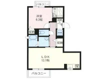 サンヒルズ光陽(1LDK/3階)の間取り写真