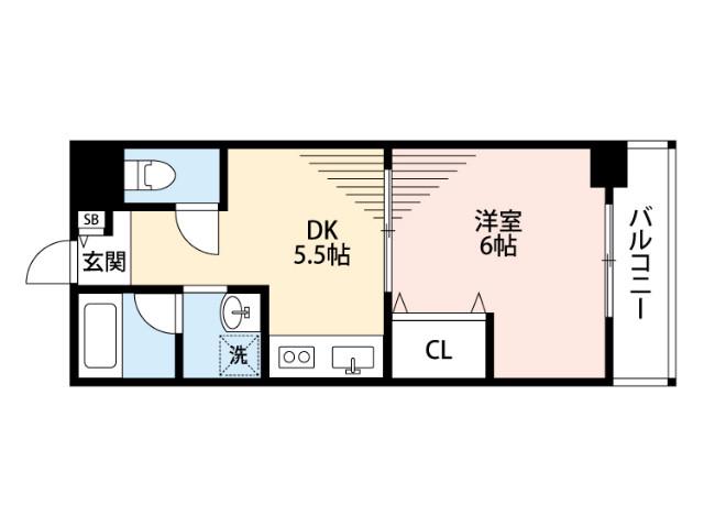 第11関根マンション(1DK/3階)の間取り写真