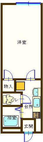 アネックス高蔵寺101(1K/1階)の間取り写真