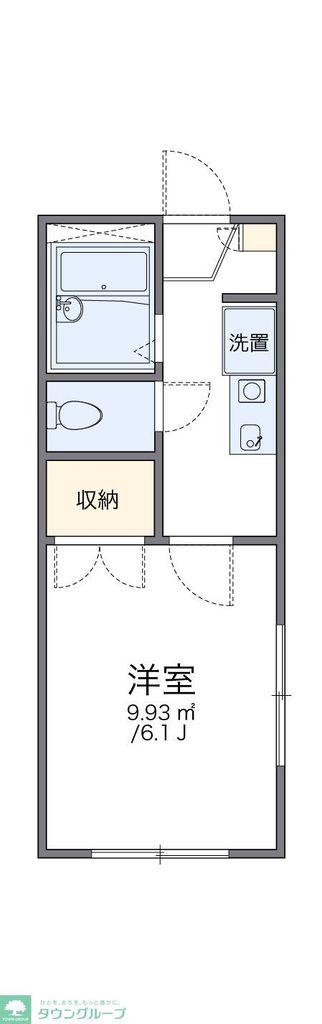 レオパレスエフハイム(1K/2階)の間取り写真