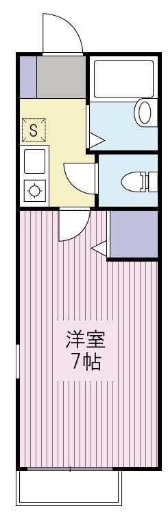 ガーデンハウス三軒茶屋(1K/3階)の間取り写真