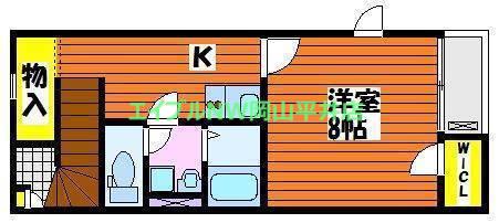 レオネクスト伊料東(1K/1階)の間取り写真