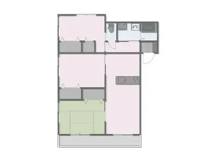 リヴェール・ノアA(3LDK/2階)の間取り写真