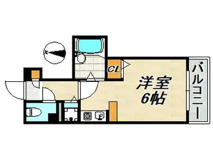 アネックス神戸(ワンルーム/1階)の間取り写真