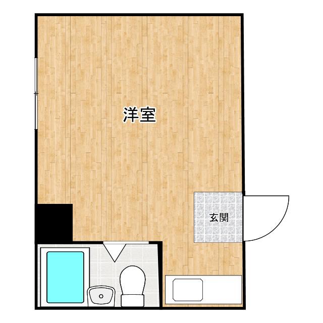 オックスフォード今川(ワンルーム/4階)の間取り写真