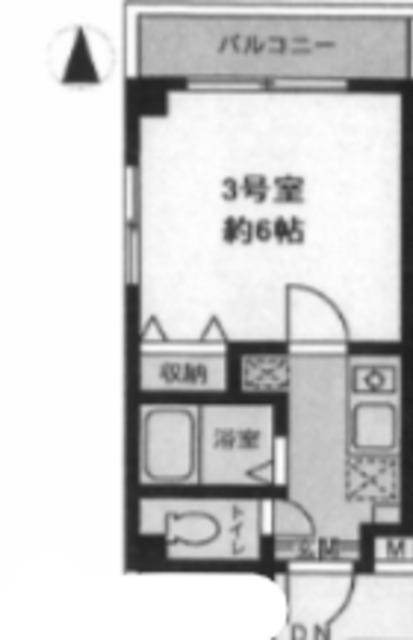 アーバヒルズ中野新橋(1K/4階)の間取り写真